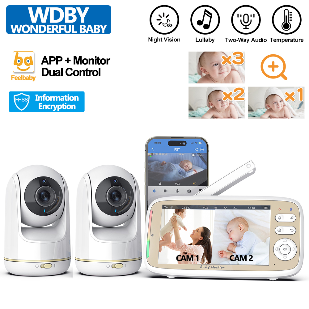 Home Cinema Wireless - VB803 PRO Baby Monitor, avec 2