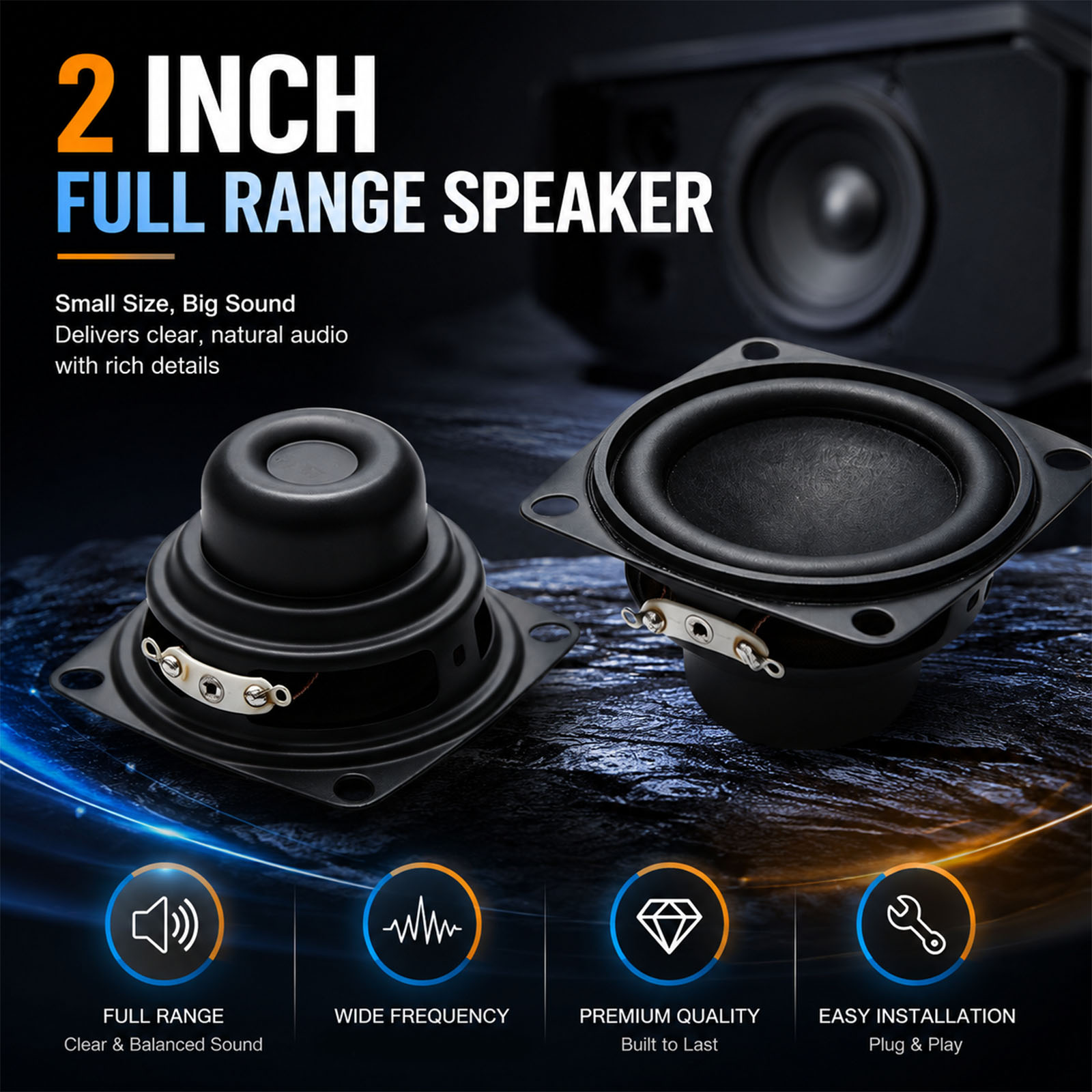 2 pièces 2 pouces Mini haut-pa - Home Cinema Jbl avis et prix